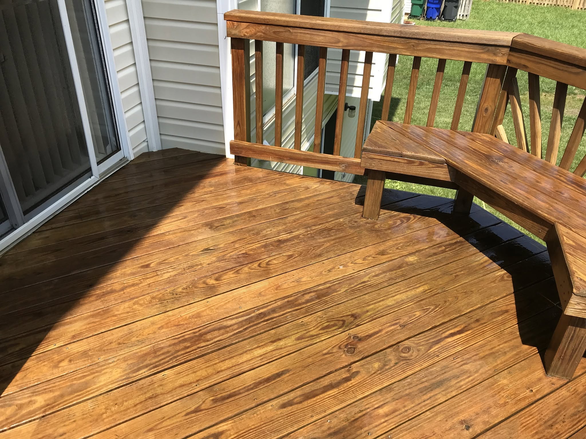 Second deck after cleaning